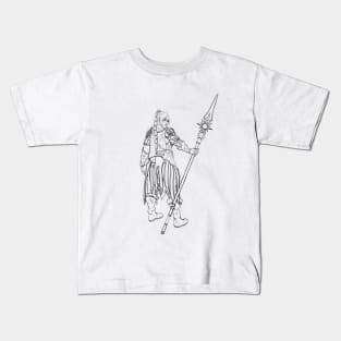 Shadowheart - lines Kids T-Shirt